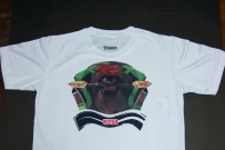 M ART 排汗白T-Shirt圓領-Ninja250