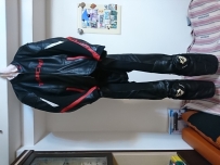 RS Taichi 兩截式滑塊全打洞皮衣皮褲組(附防風內裡)